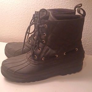Sperry Top Slider Rain Boots Waterproof  women's  size 10